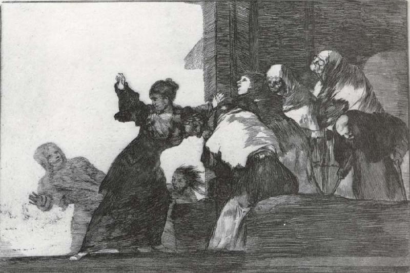 Francisco Goya Working proof for Poor folly oil painting picture